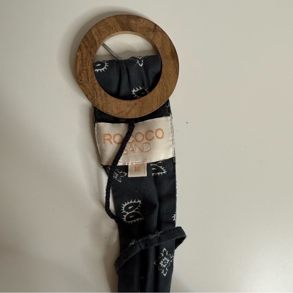 Rococo Sand Bandana Belted Paisley Romper Long Sleeve - Small - Picture 5 of 16